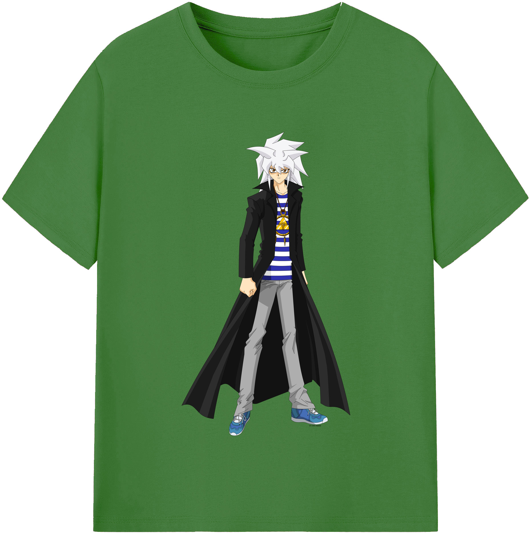 （画像用） 遊☆戯☆王 Yu-Gi-Oh! レディースカジュアルプリントTシャツ（綿100％）